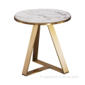 Table basse de style nordique en marbre